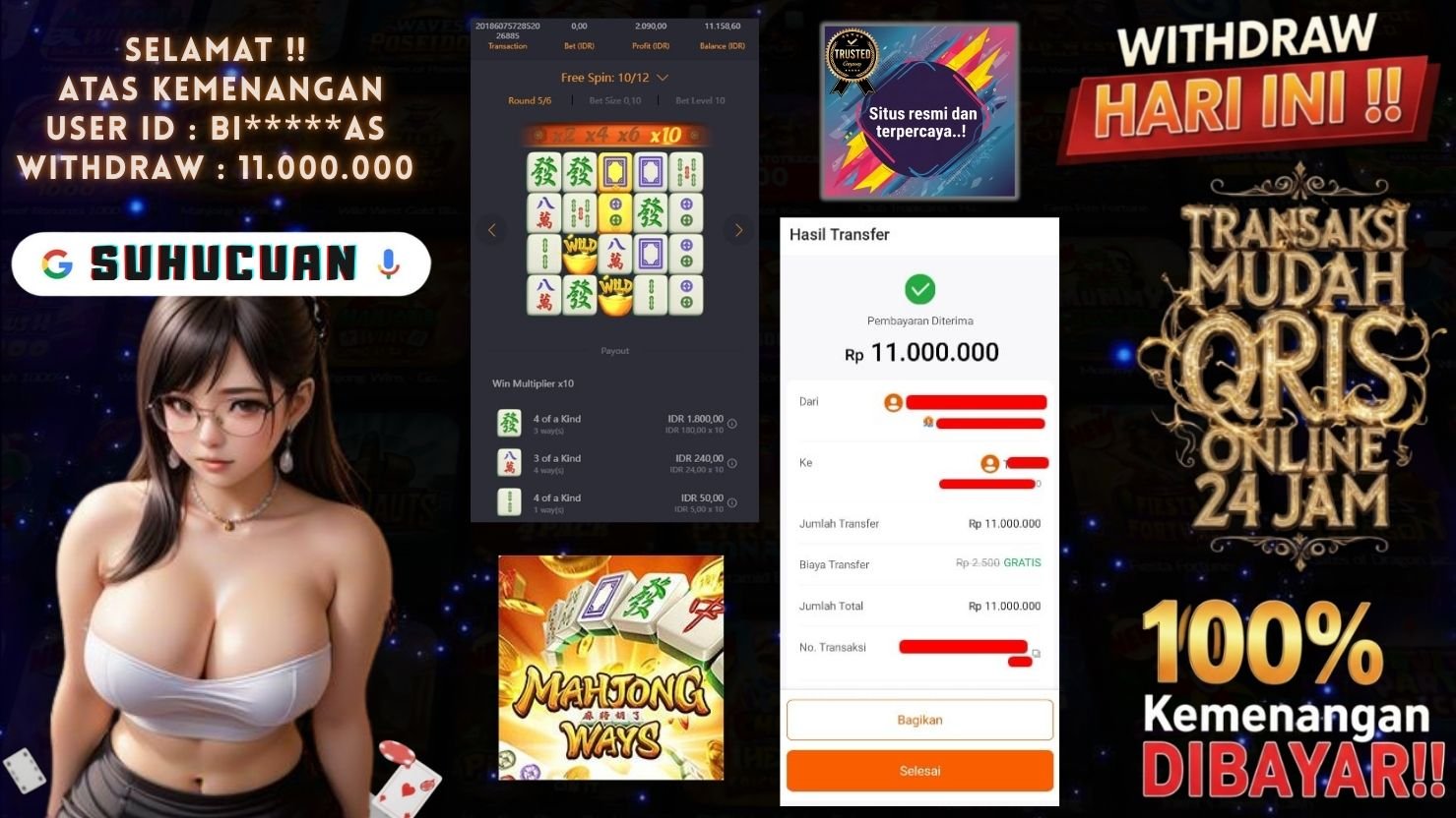 SUHUCUAN JACKPOT SLOT MAHJONG WAYS